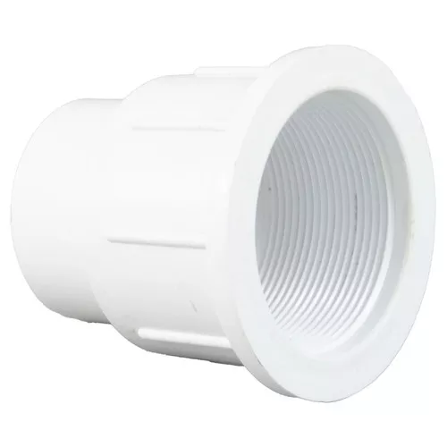 1-1/2" Suc Strght Nut Adapter with Pipe Stops 642-4130