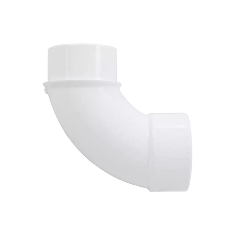 1.5" 90 Sweep Elbow, Slip x Spigot