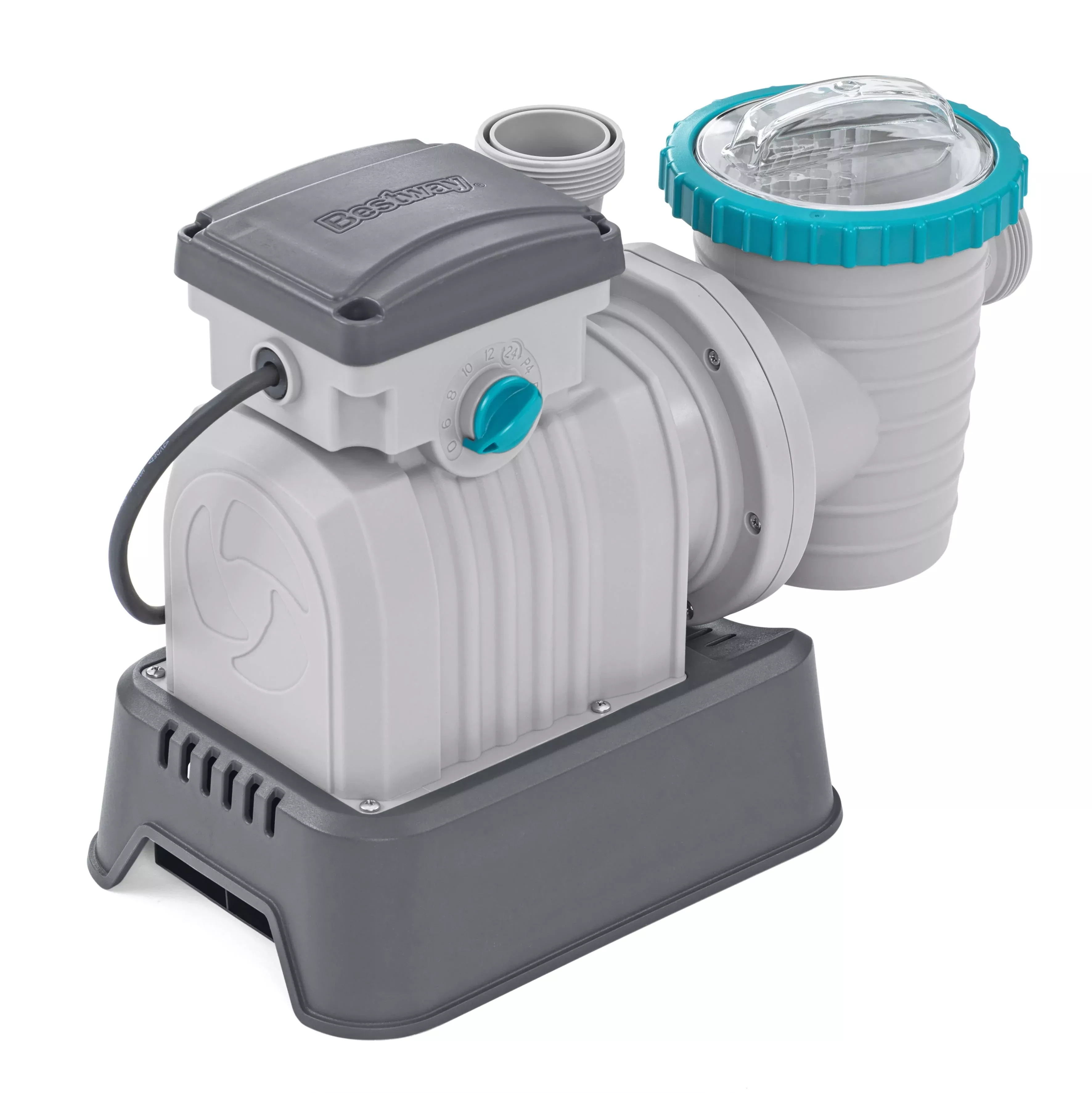 1,600 Gal. Sand Filter Pump Motor Replacement, Gray