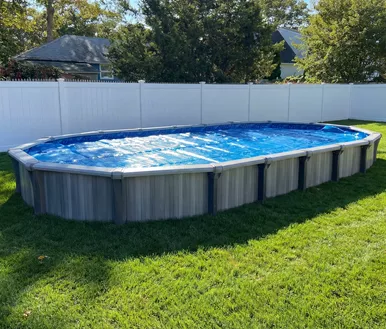 10x16 Ft Oval Standard Solar Cover