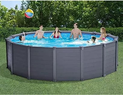 18ft x 52in Above Ground Swimming Pool Set w/Sand Filter Pump & Ladder