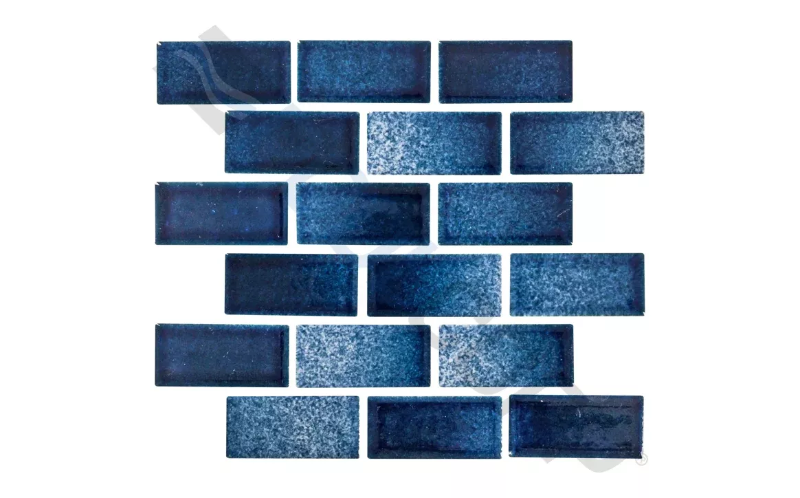 1inX2in BRICK BLUE MIX