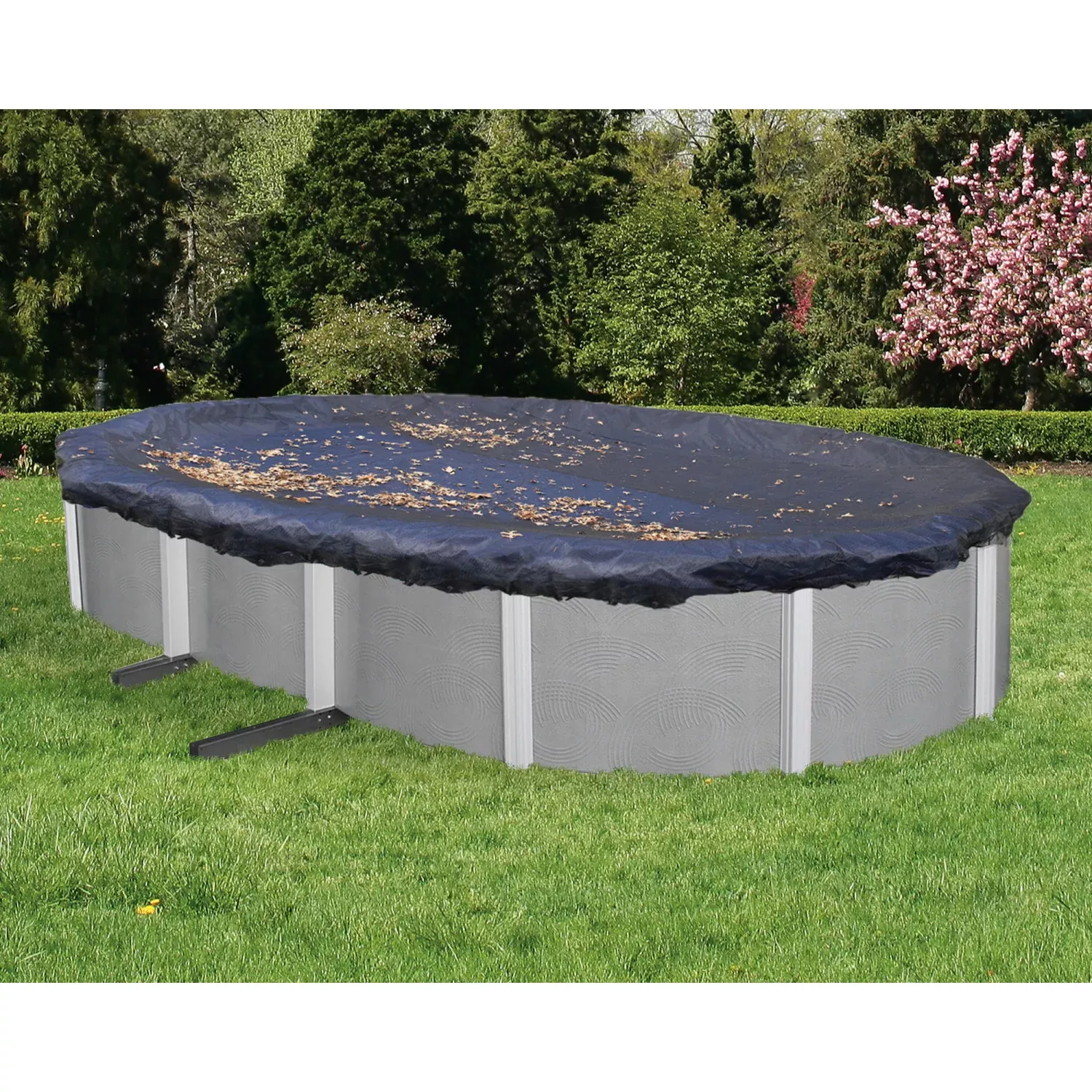 21' X 41' Oval Deluxe Above Ground Leaf Net