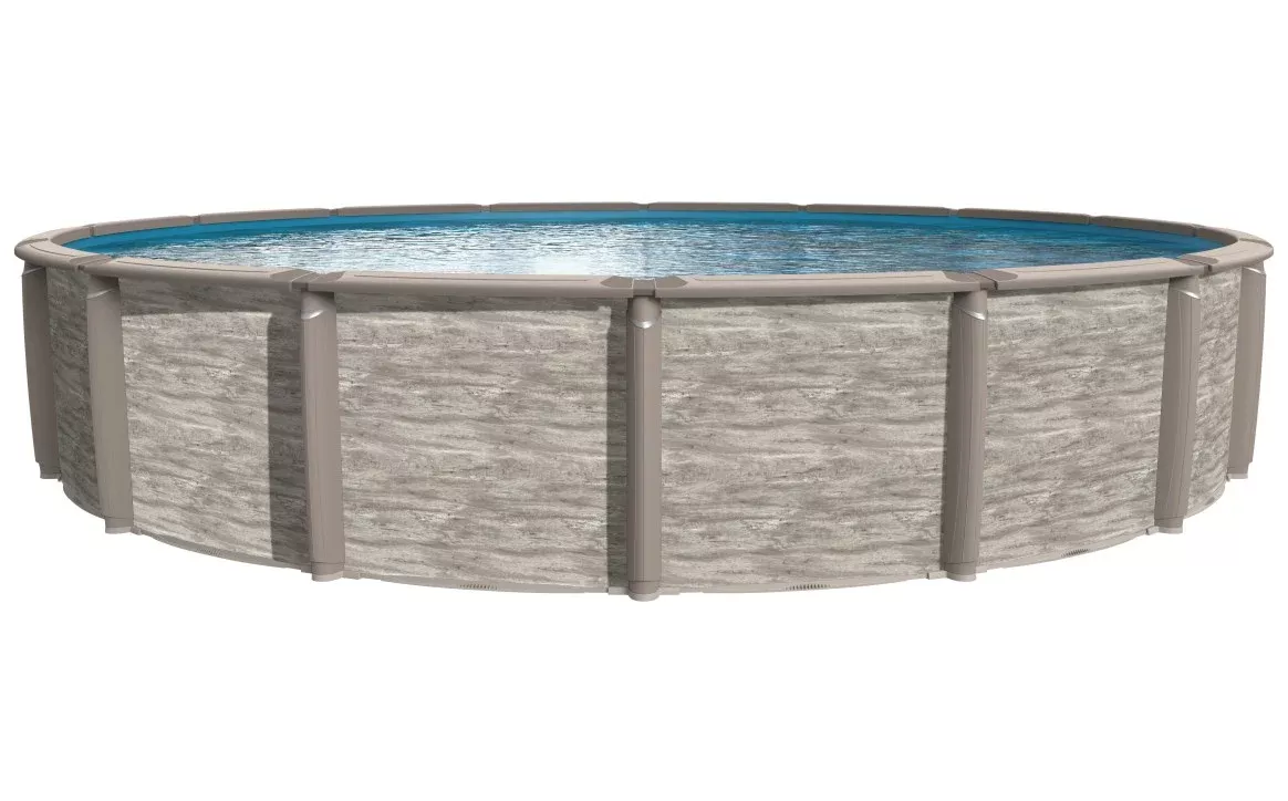 27' x 54" Azor Salt-Friendly Resin Above Ground Swimming Pool