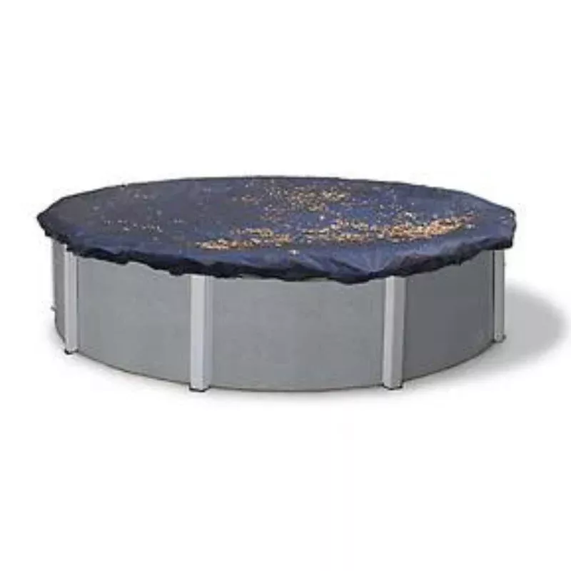 28' Round Above Ground Pool Winter Cover with 4' Overlap