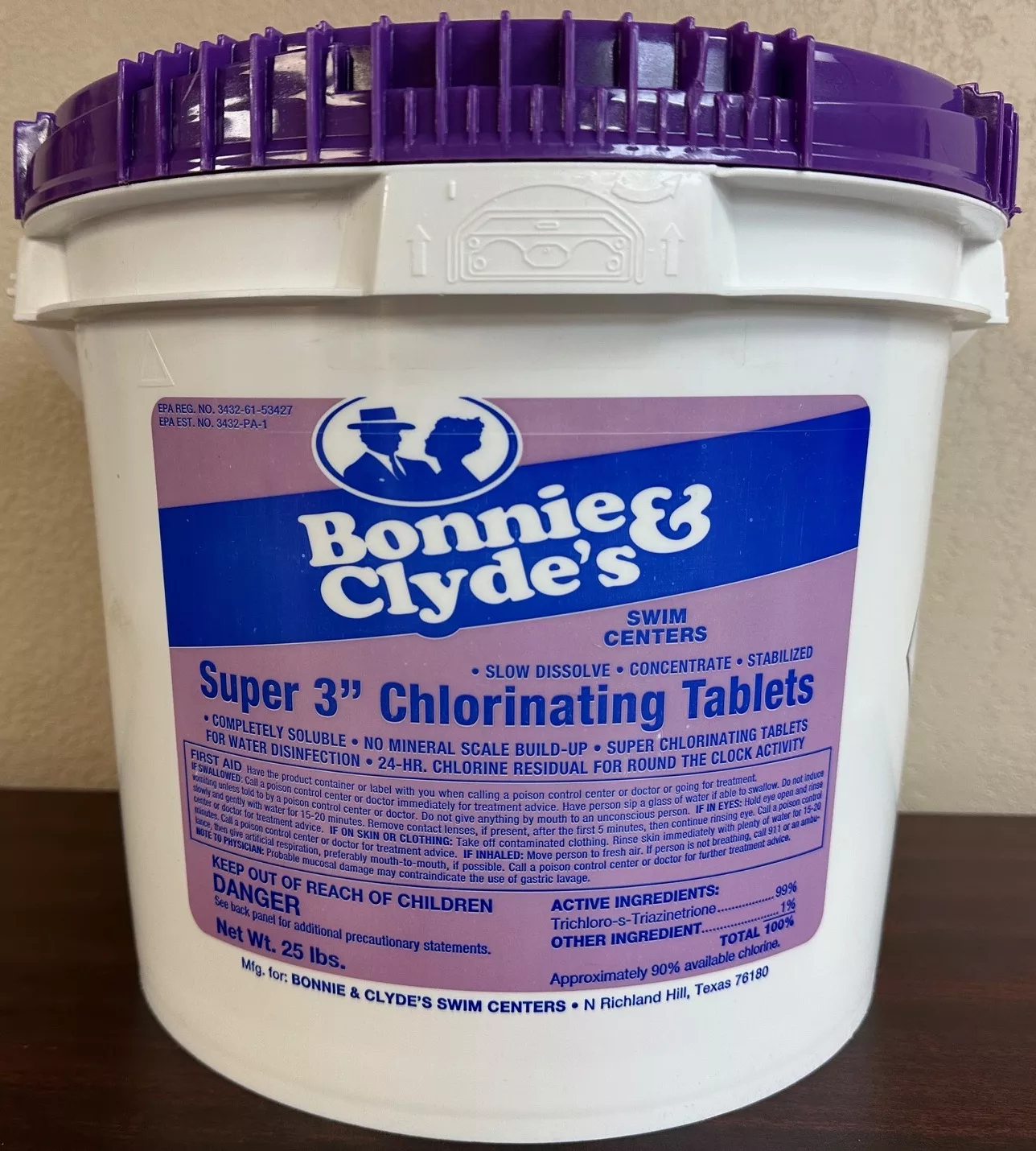 3″ Giant Chlorine Tablets 25Lb