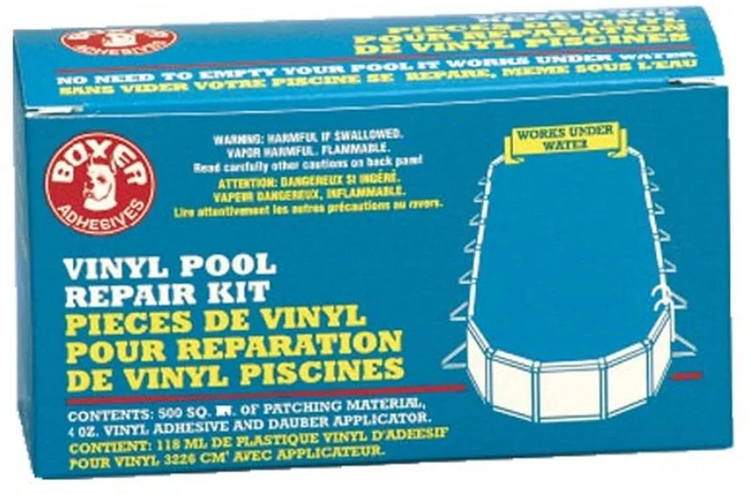 4 oz Vinyl Swimming Pool Liner Repair Kit, New,