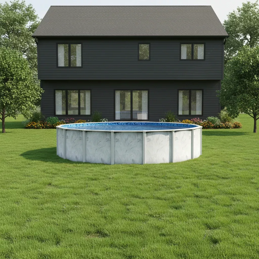 8' x 12" Oval River Breeze Above Ground Pool
