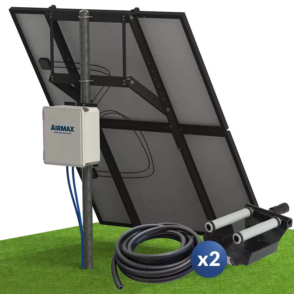 Airmax SolarSeries Pond Aeration System — Direct Drive (No Battery)