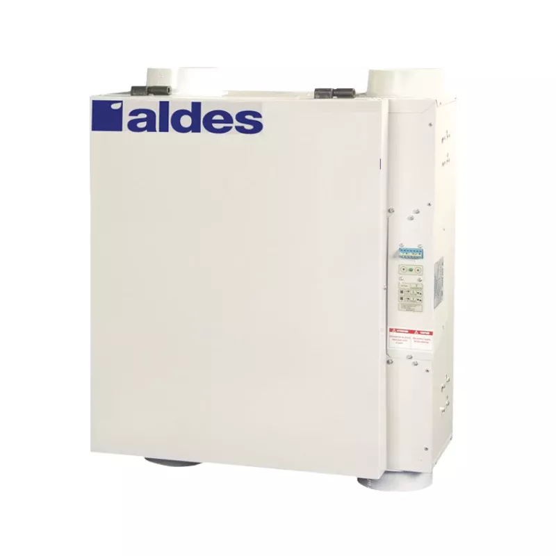 Aldes E130-HR-N InspirAIR Compact Energy Recovery Ventilator, 130 cfm, Hardwired