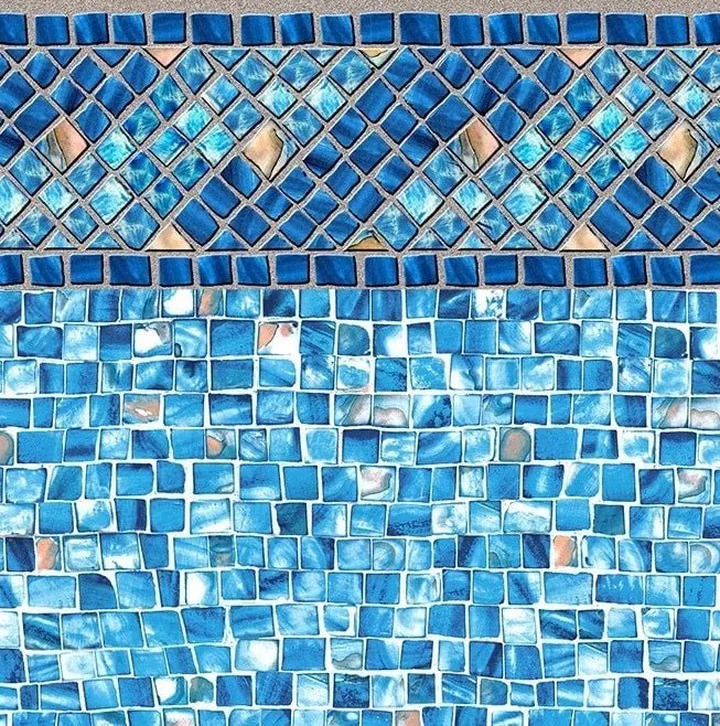 Amelia Tile, Oyster Bay Floor In Ground Pool Liner