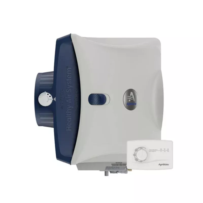 Aprilaire 620MK Large Watersaving Bypass Flow-Through Humidifier, Manual Control