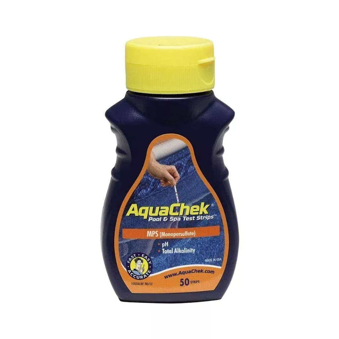 Aquachek Monopersulfate Test Strips 3 in 1 for Pool and Spa