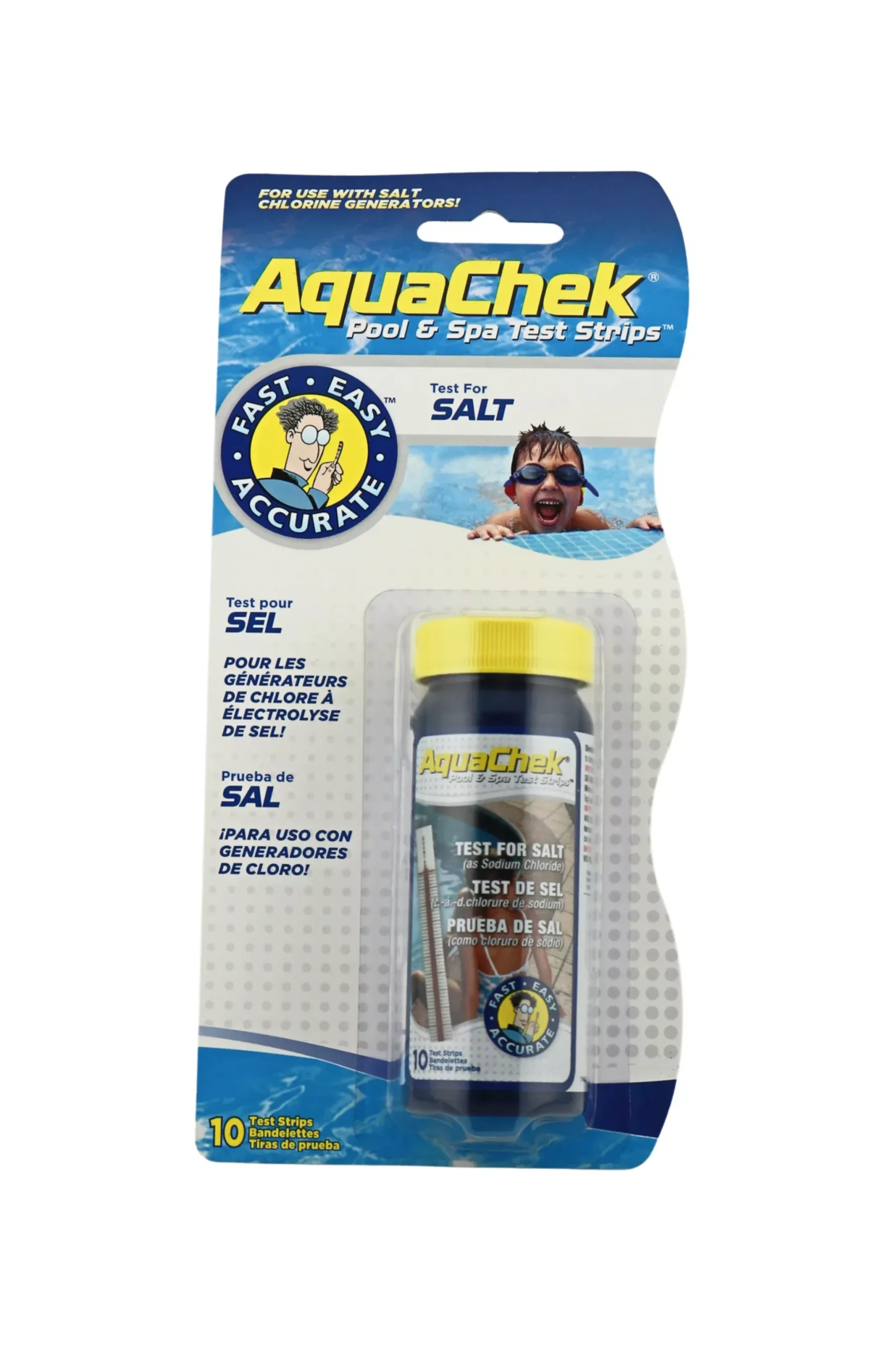 AQUACHEK White Salt Test Strip 10 Count