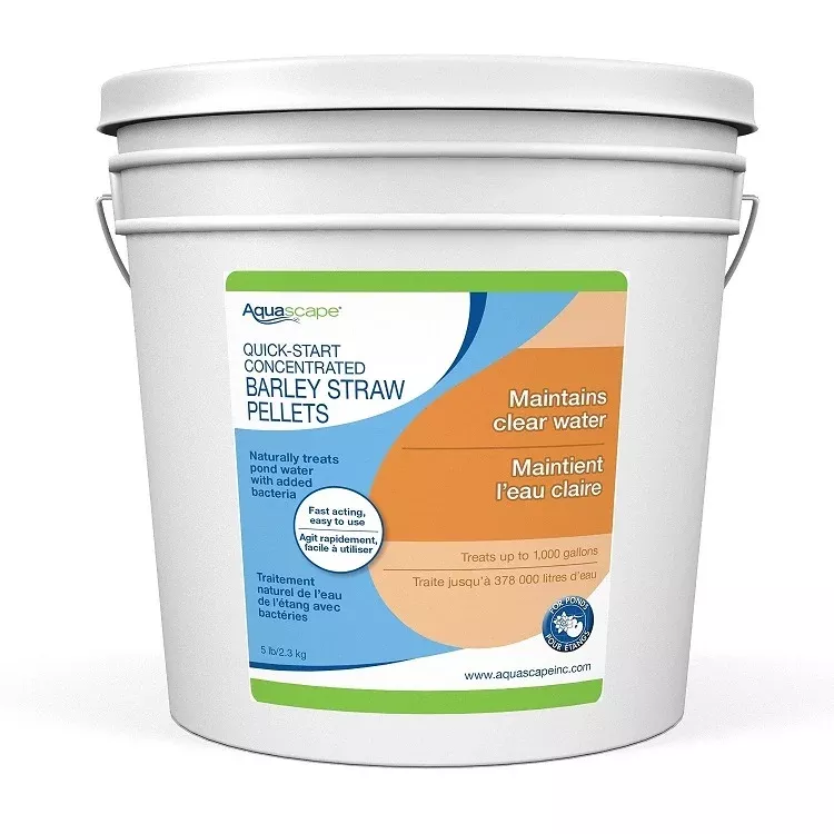 Aquascape Quick Start Concentrated Barley Straw Pellets, 5 Pound Bucket