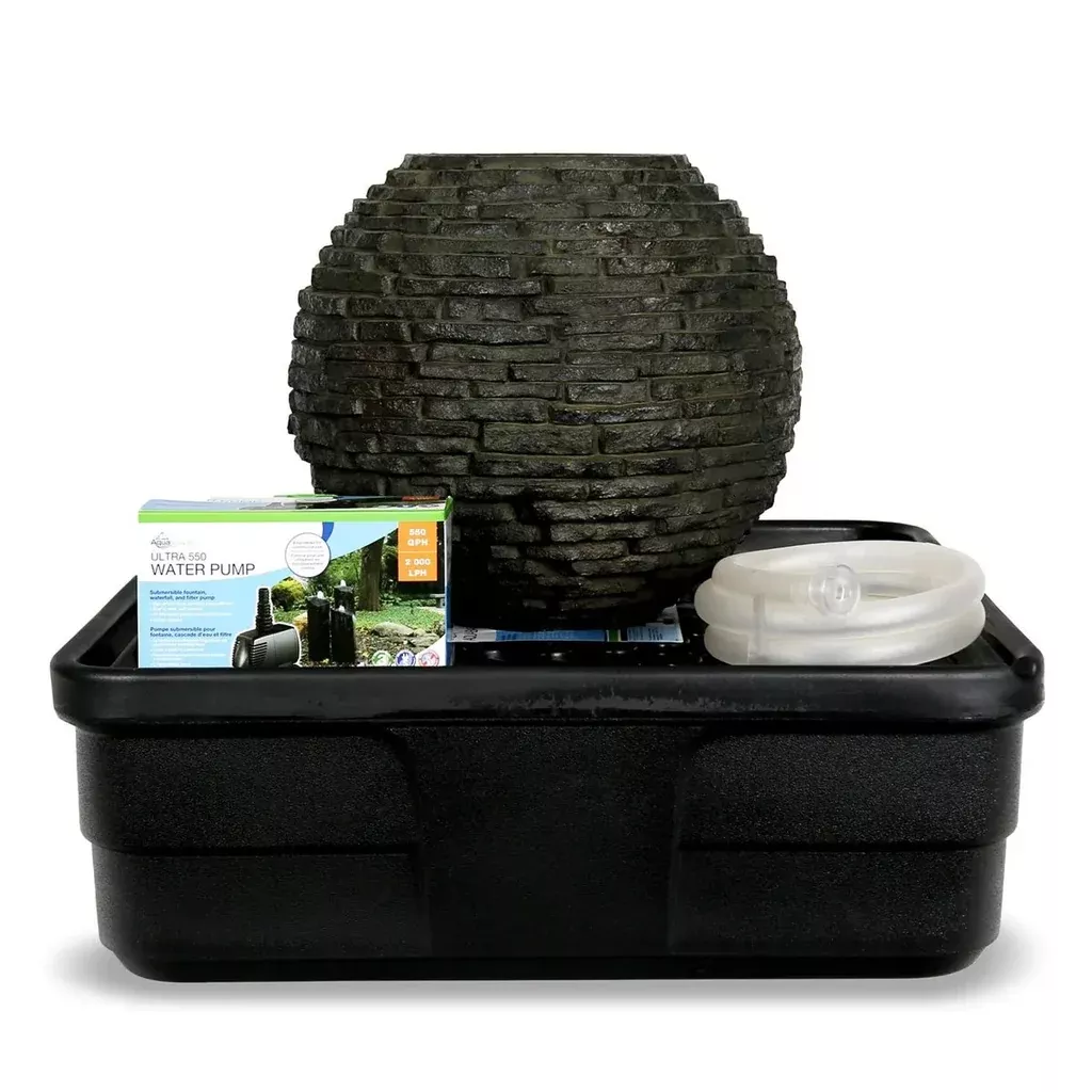 Aquascape Stacked Slate Sphere Fountain Kits