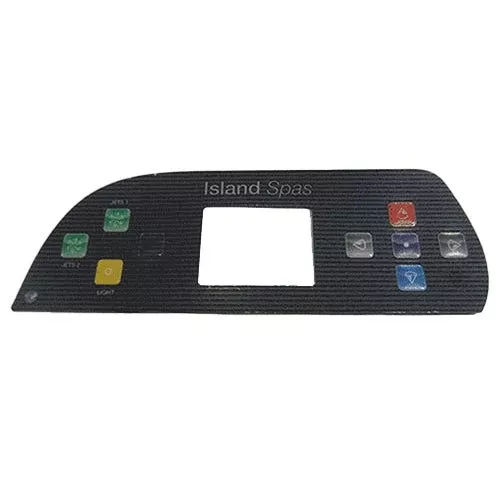 Artesian Spas Island Series Topside Control Panel Overlay 2P