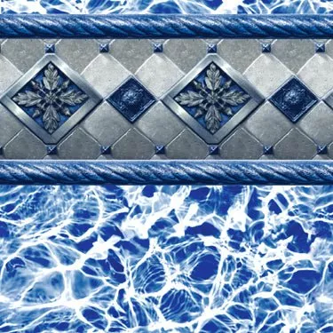 Bayview Slate Tile, Diffusion Floor In Ground Pool Liner
