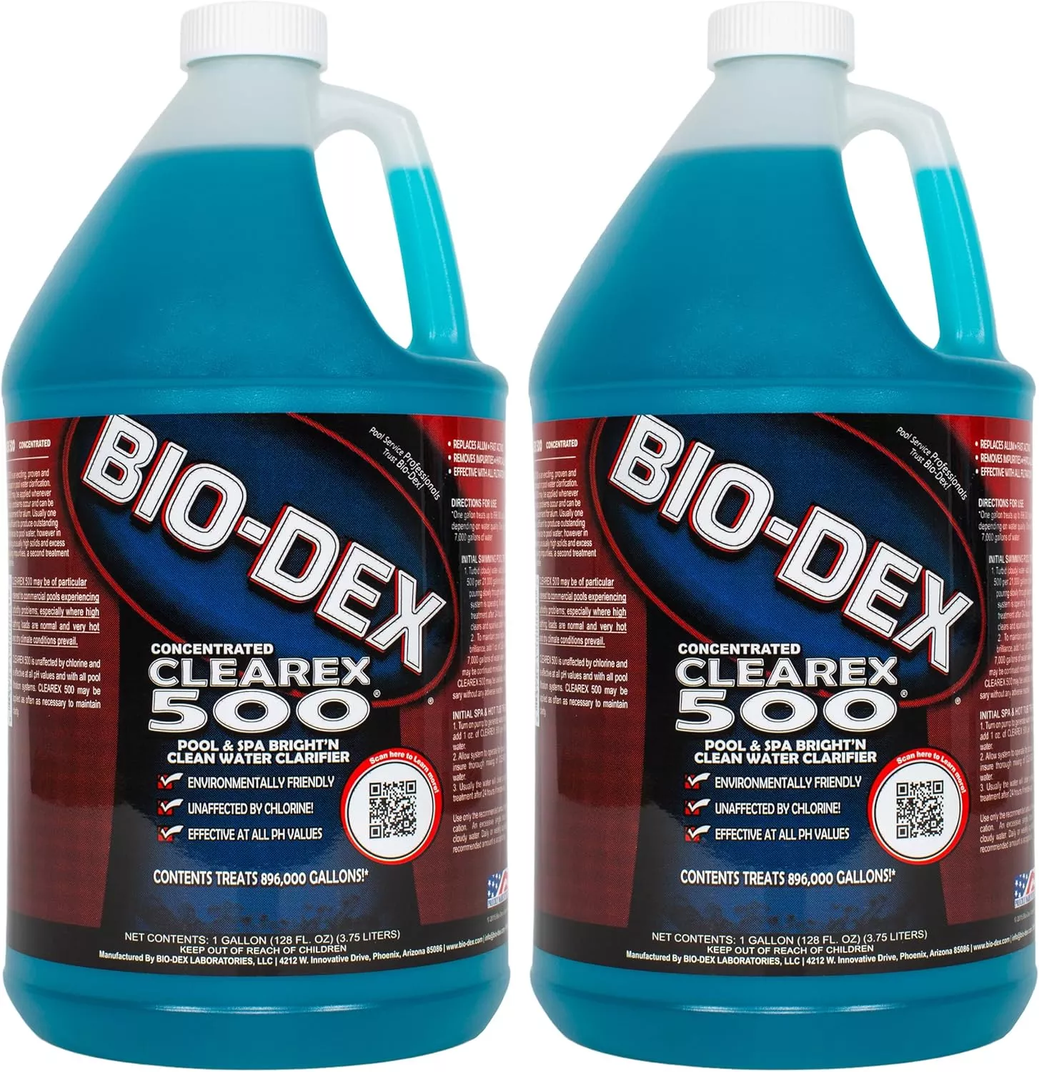 Bio-Dex Clearex 500 - 1 Gallon (Pack of 2)