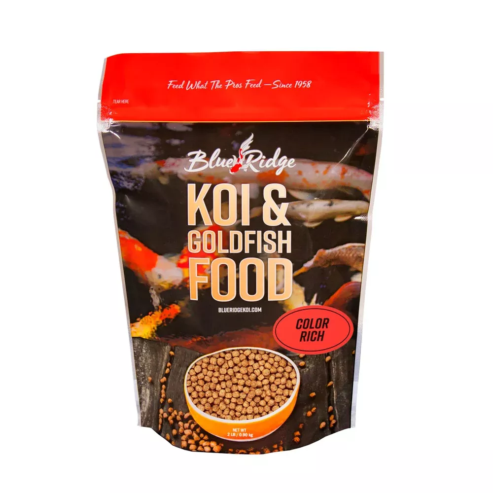Blue Ridge Fish Hatchery Color Rich Formula Koi & Goldfish Food