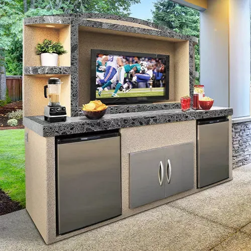 Cal Flame - ODC-1 Paradise Outdoor Entertainment Center | Model: ODC-1