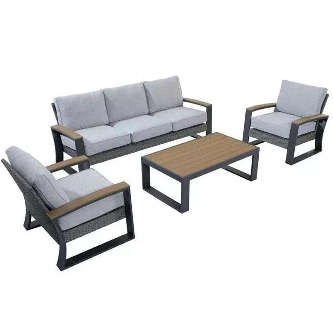 Cameron 4 Piece Teak Sofa set