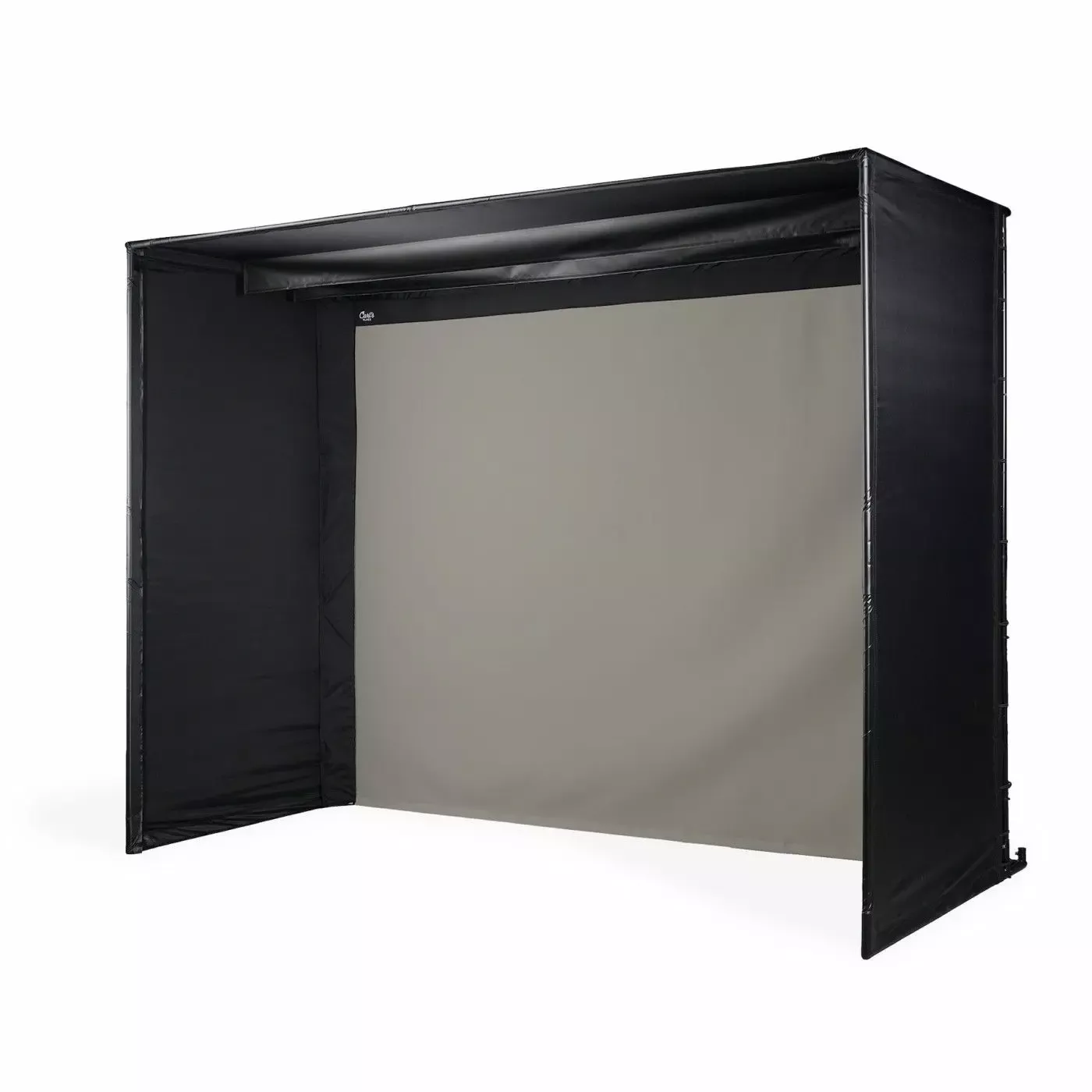 Carl's Place DIY Golf Simulator Enclosure Kit with High-Contrast Gray Impact Screen 9x12 | Model: gekc2-gp-9x12x5