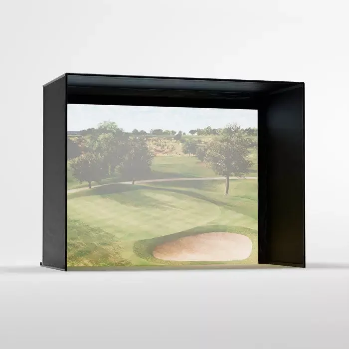 Carl's Place DIY Golf Simulator Enclosure Kit with Premium Impact Screen 8.5x11.5 | Model: gekc2-pm-8-5x11-5x5