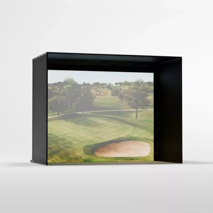 Carl's Place DIY Golf Simulator Enclosure Kit with Standard Impact Screen 8x10.5 | Model: gekc2-is-8x10-5x5