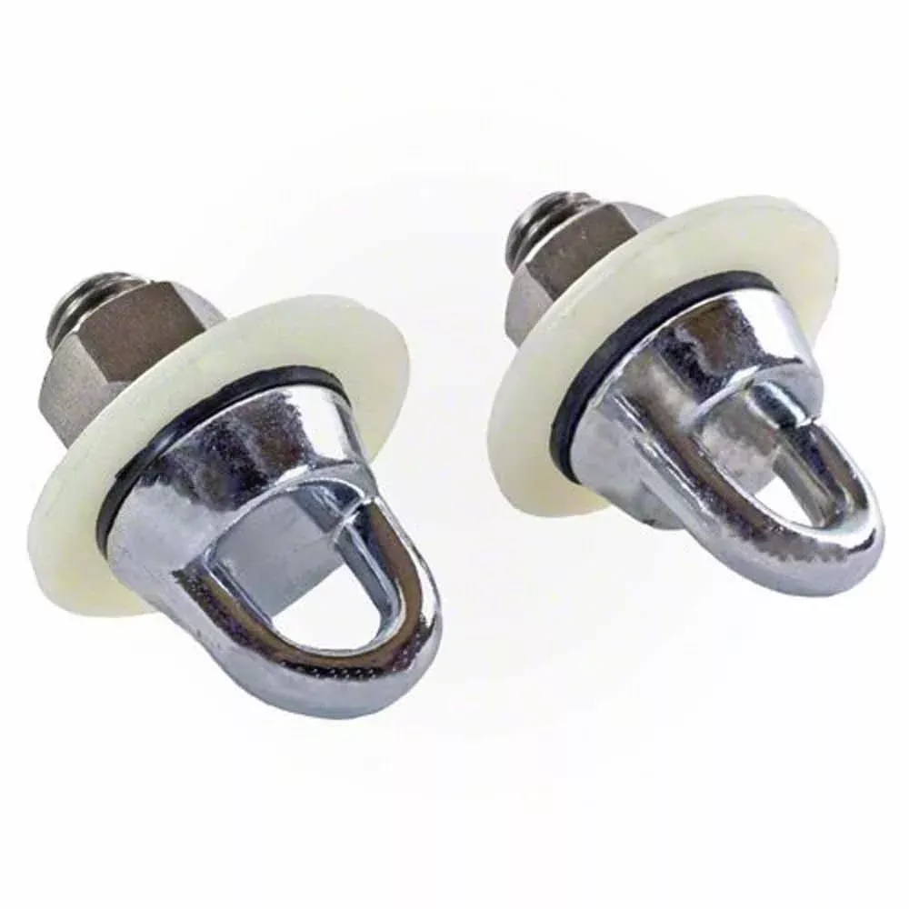 Chrome Plated Wall Anchor Set