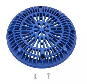 CMP Anti-Vortex Main Drain Frame and Grate for Vinyl Liner Pools - Dark Blue | 25548-069-000