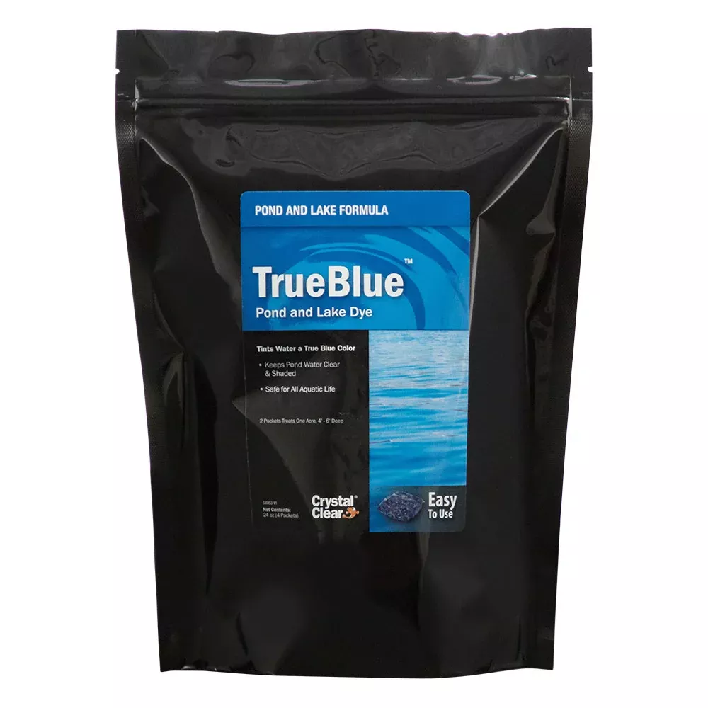 CrystalClear TrueBlue™ Pond & Lake Dye Packets, 4 Pack