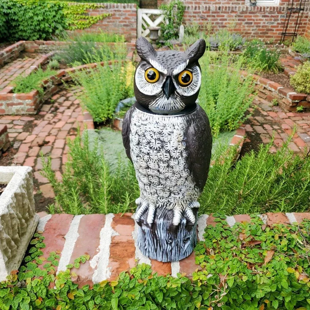 Dalen Natural Enemy Scarecrow Solar-Powered Motion-Sensing Tiger Owl™