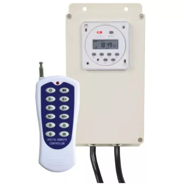 Digital Controller with Timer/Remote for EasyPro AquaShine RGB LED Light Kits
