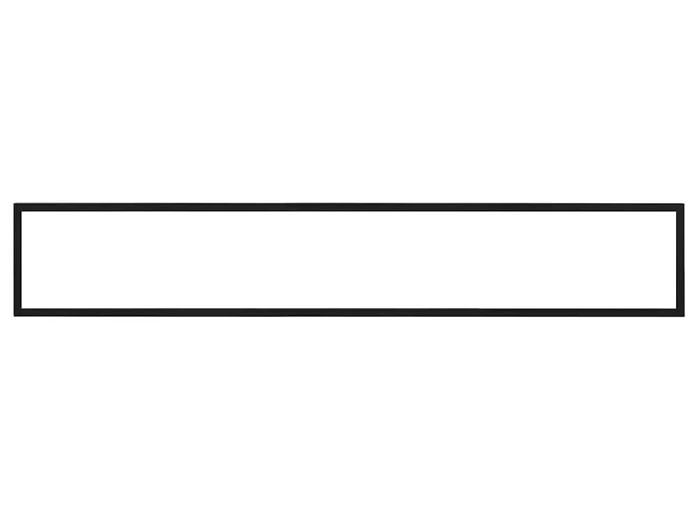 Dimplex TRIM: 100" Black Metal Trim - Allows Installation Into 2X4 Wall Construction