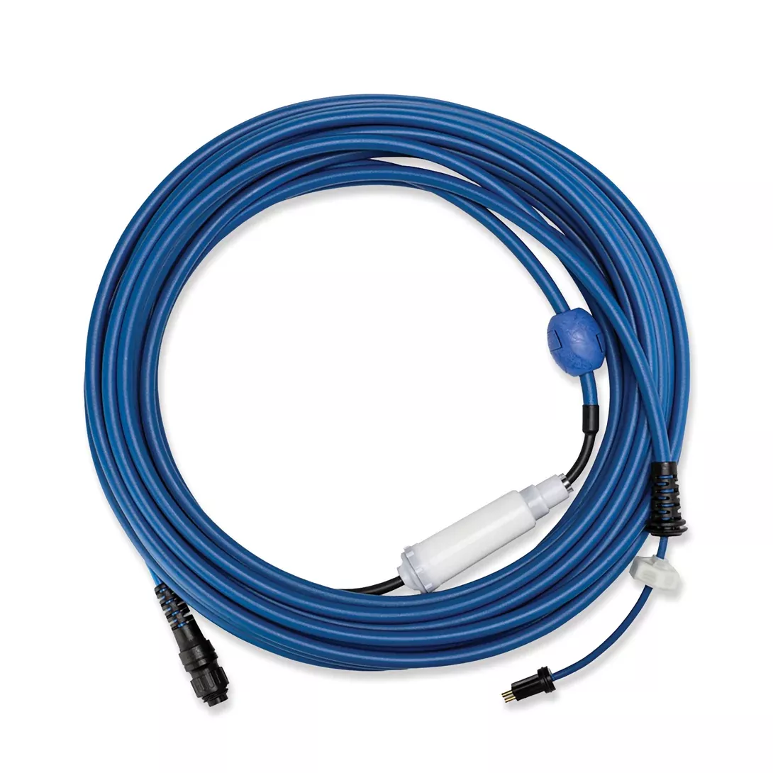 Dolphin Cable, 17M 2-Pin Rubber, Blue, Suits Dolphin M4, M3 (V2), M400 Includes Swivel - 9995862-Diy