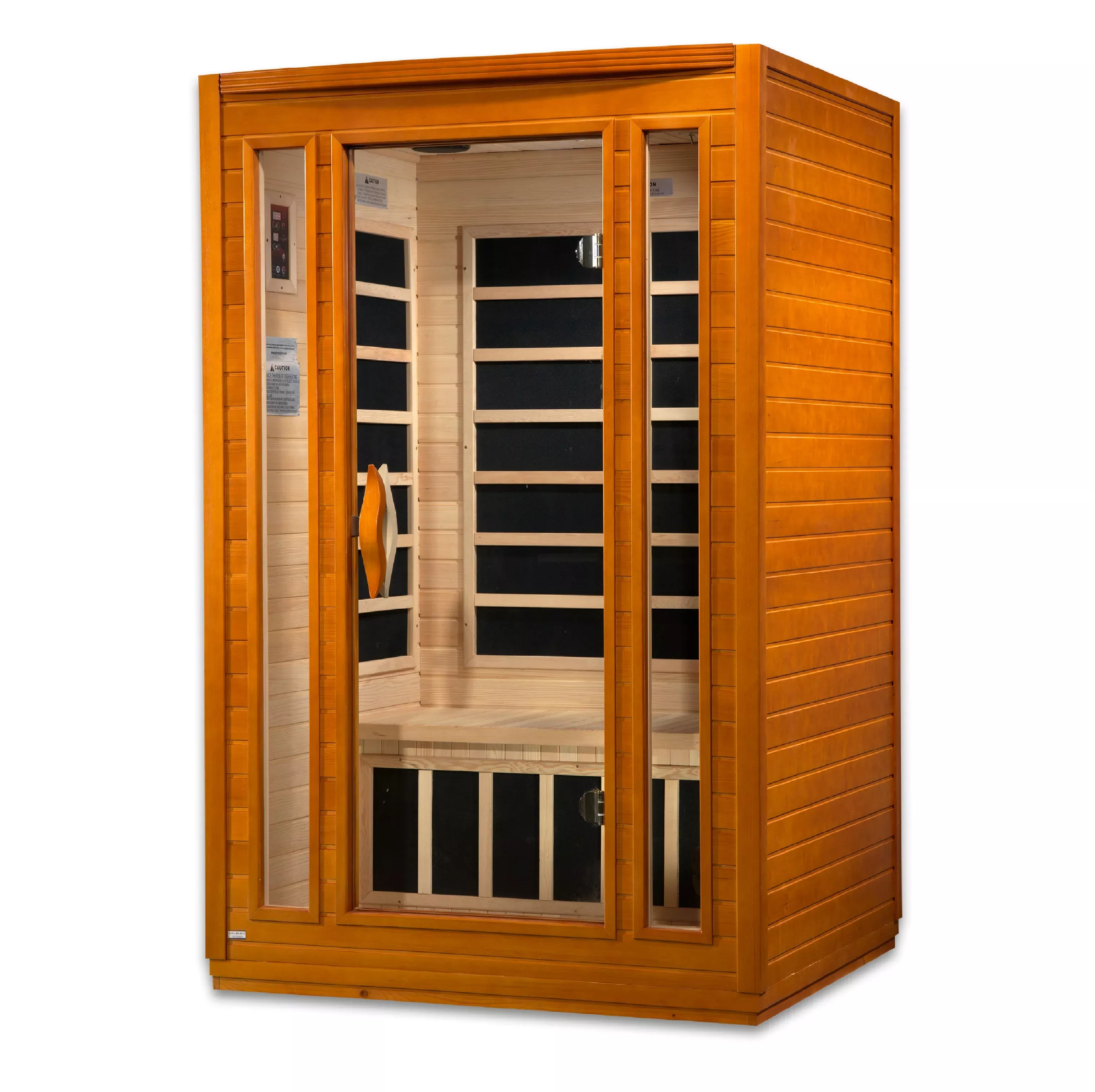 DYN-6206-01 San Marino Golden Designs Dynamic 2 Person Sauna Low EMF