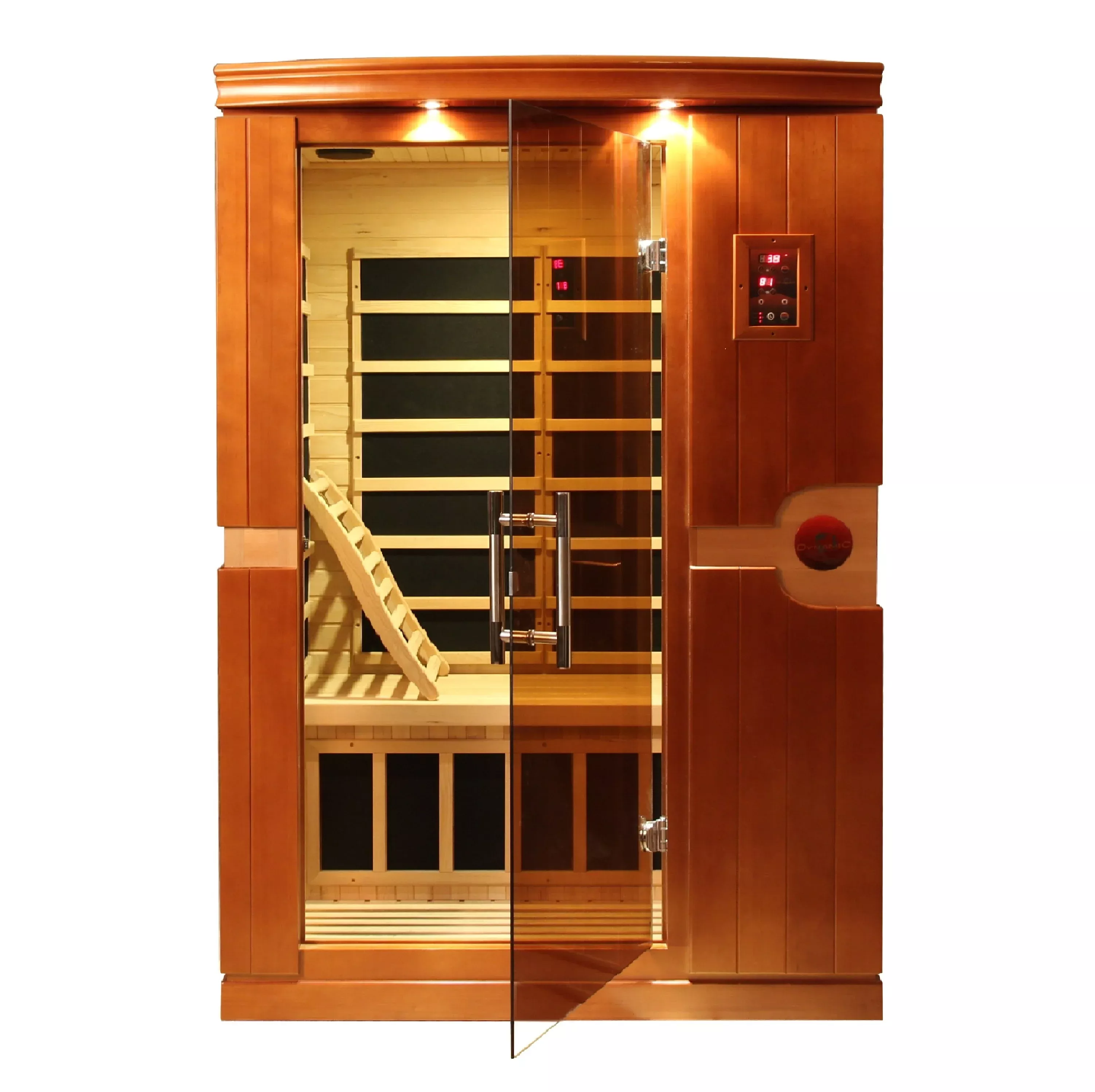 DYN-6210-01 Venice Elite Golden Designs Dynamic 2 Person Sauna Ultra Low EMF