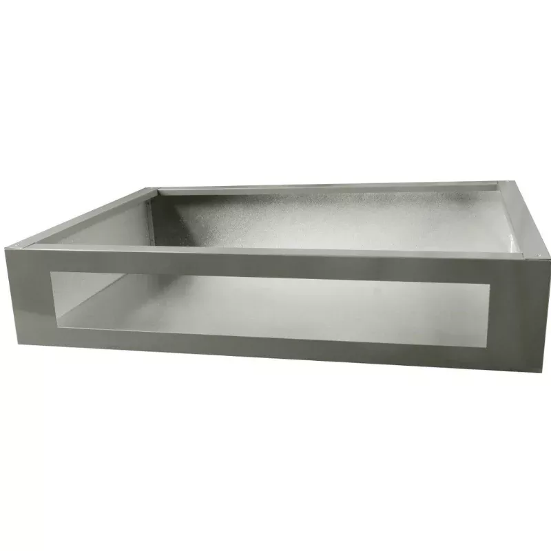 Electro Air EAUSBG1728-G Upflow Bottom Side Return Base for Gas Furnace, 17" x 28"