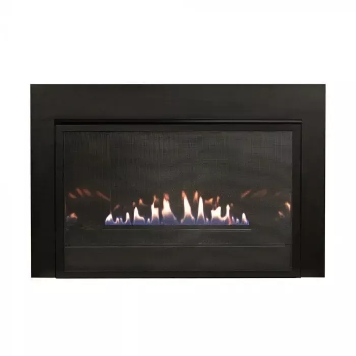 Empire Gas Fireplace Insert 32" Loft Vent-Free Barrier Black LC32VBFB