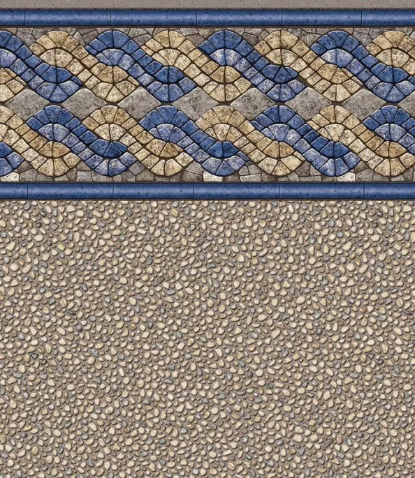 Gulf Coast Tan Seastone Super In Ground Pool Liner