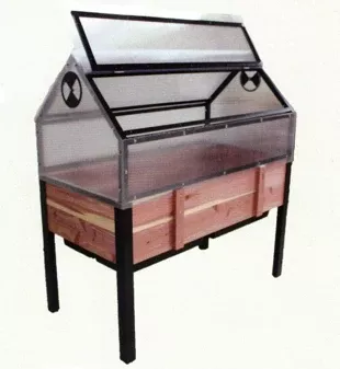 Harmony Acres Raised Bed Greenhouse Covers and Wheel Kits