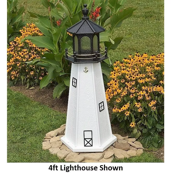 Hexagonal Amish-Made Wooden Cape Cod, MA Replica Lighthouses