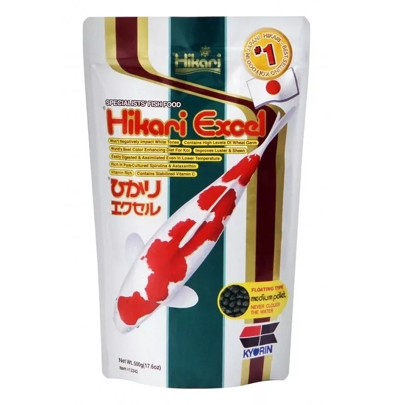 Hikari Excel Color Enhancing Koi Diet, 11 Pounds