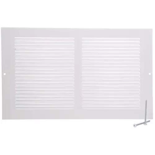 Imperial Return Air Baseboard Grille, 14" x 8", White