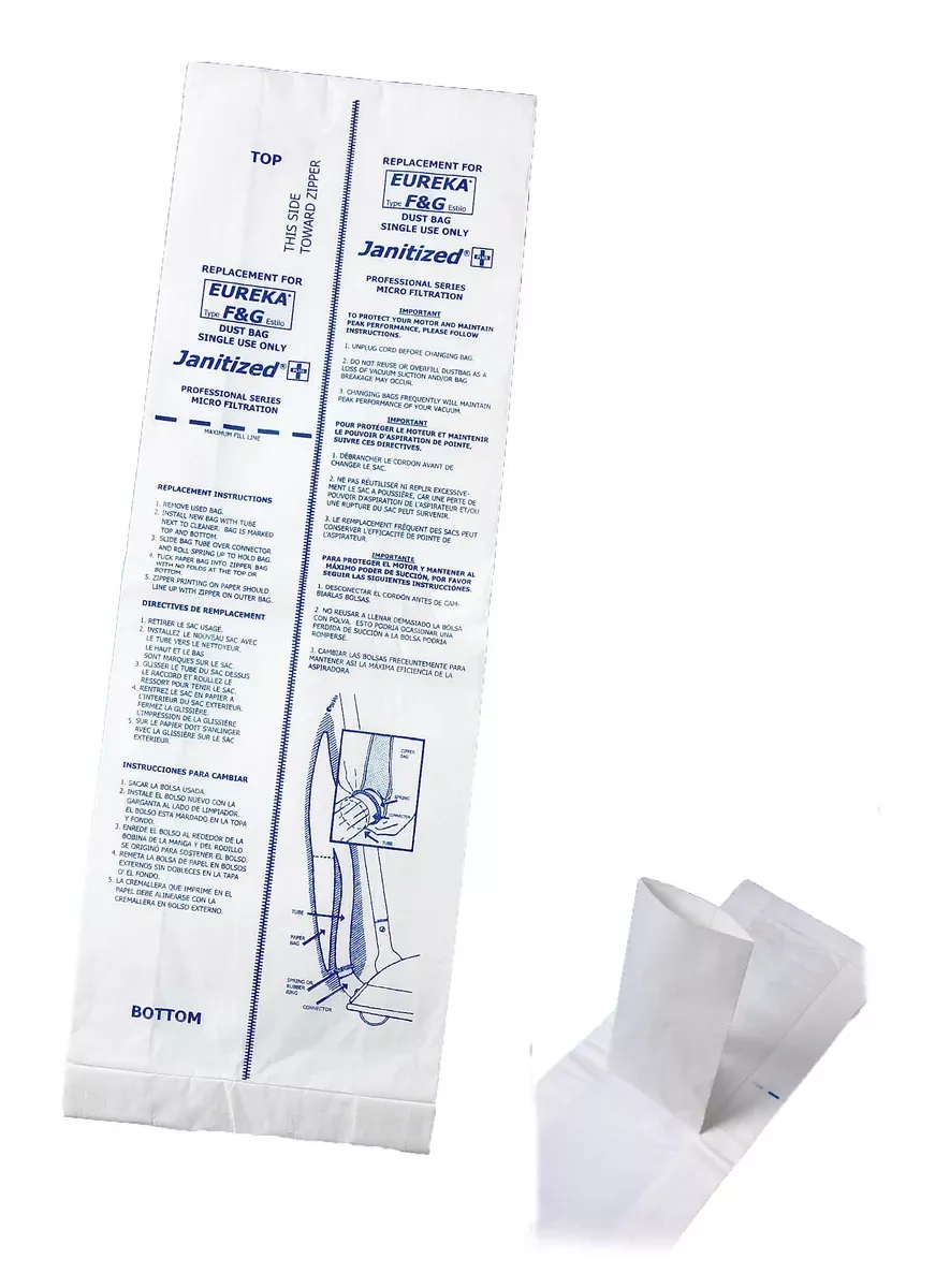 JAN-EUF&G(10) Janitized Paper Bag Eureka F&G Eureka