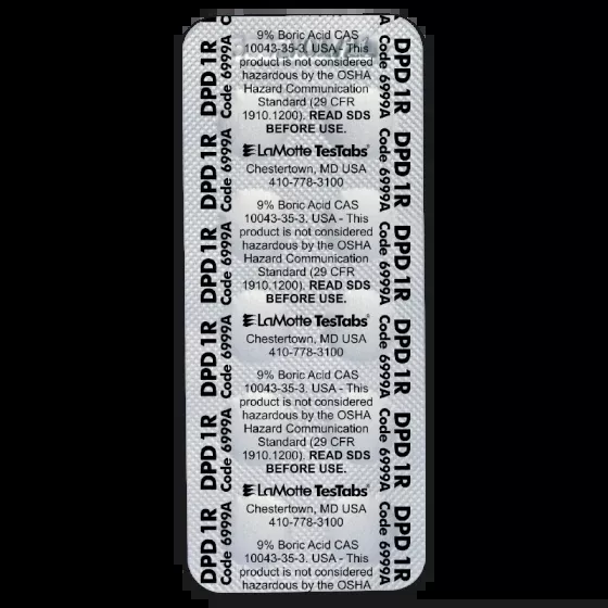 LaMotte DPD1R Test Tabs (1000) for comparator - 6999A-M