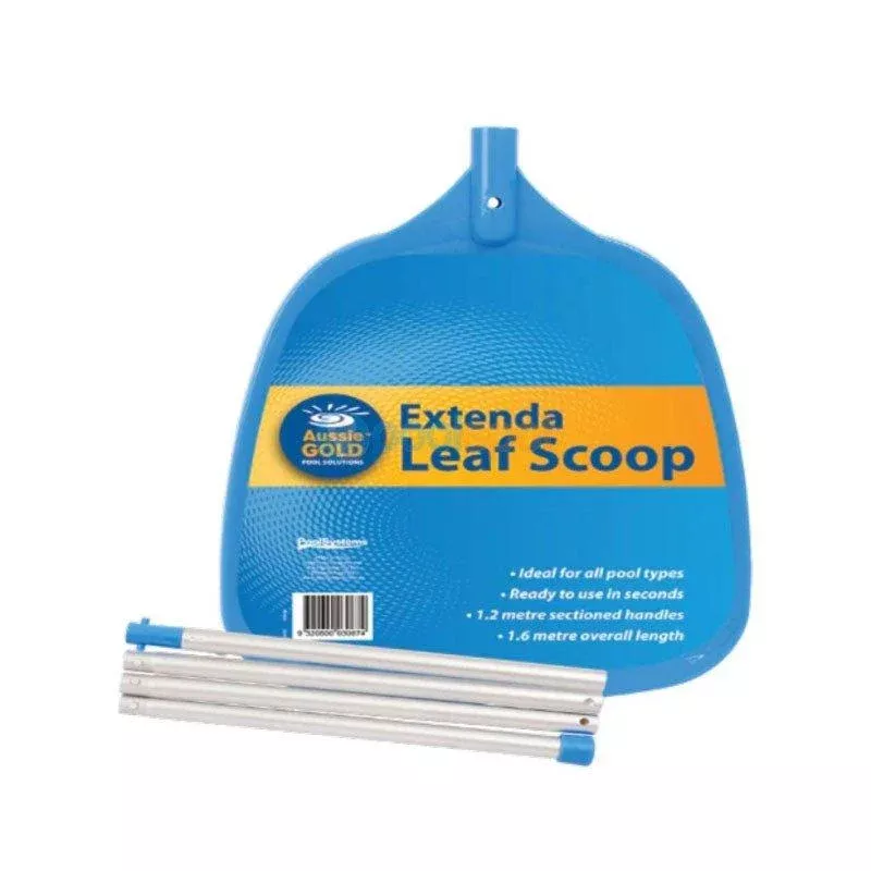 Leaf Scoop w/ 3 Stage Telescopic Handle (suits spas and above ground pools) - Aussie Gold