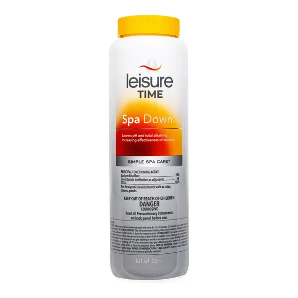 Leisure Time Spa Down (2.5 lbs) – Spa & Hot Tub pH and Alkalinity Decreaser