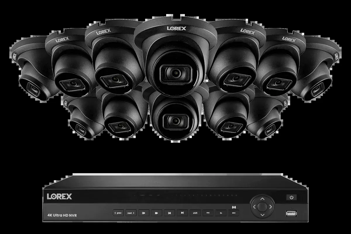 Lorex 4K 16-Channel NVR System, Nocturnal 3 Smart IP Dome Cameras, 6TB | NP4K6F-1612BD